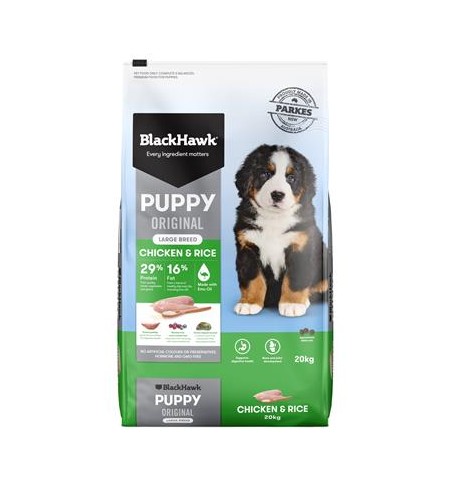 Black Hawk Puppy Large Breed Chicken & Rice 20kg