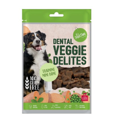 It's Treat Time Veggie Delights Training Mini Bone 100G