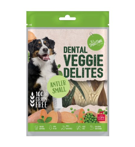 It's Treat Time Veggie Delights Antler Small 100G