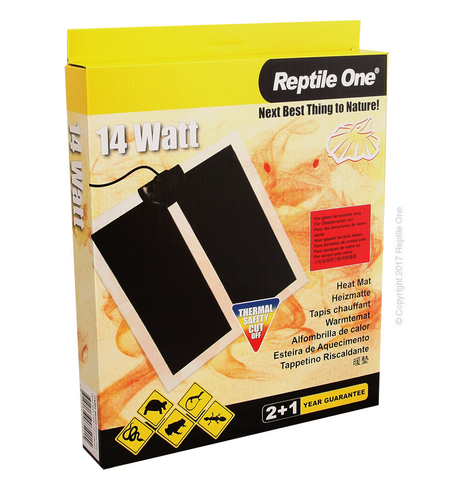 Reptile One Heat Mat 14w 28x28cm