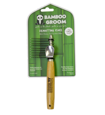 Bamboo Groom Dematting Rake - Large
