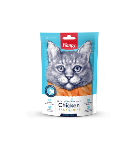 Wanpy Chicken Jerky Cat Treats 80g