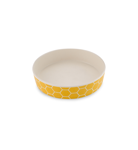 Beco Classic Bamboo Cat Bowl - Honeycomb