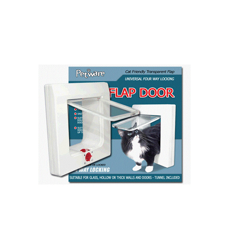 Petware Cat Door For Glass & Wood