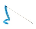 Pounce n Play Teaser Wand Blue-cat-The Pet Centre