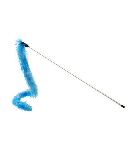 Pounce n Play Teaser Wand Blue