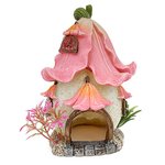Aqua Care Ornament with Flower Roof-fish-The Pet Centre