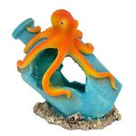 Aqua Care Ornament Octopus on Bottle-fish-The Pet Centre