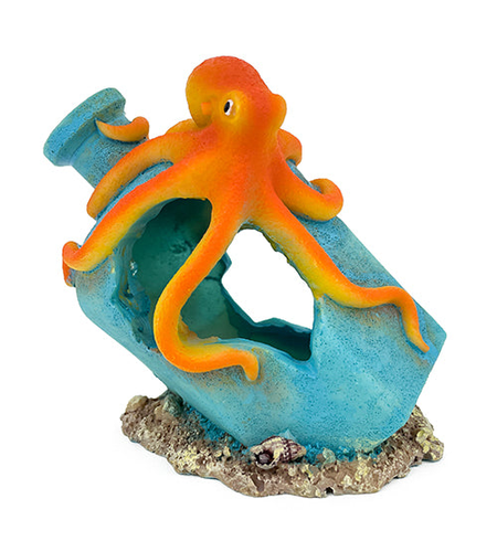Aqua Care Ornament Octopus on Bottle