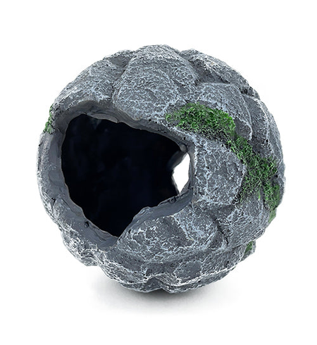 Aqua Care Ornament Rock Sphere with Holes Medium