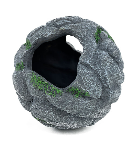 Aqua Care Ornament Rock Sphere with Holes Small