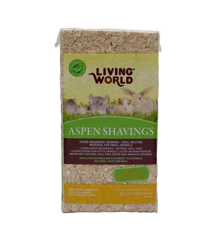 Living World Aspen Shavings 20Ltr