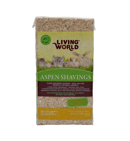 Living World Aspen Shavings 20Ltr