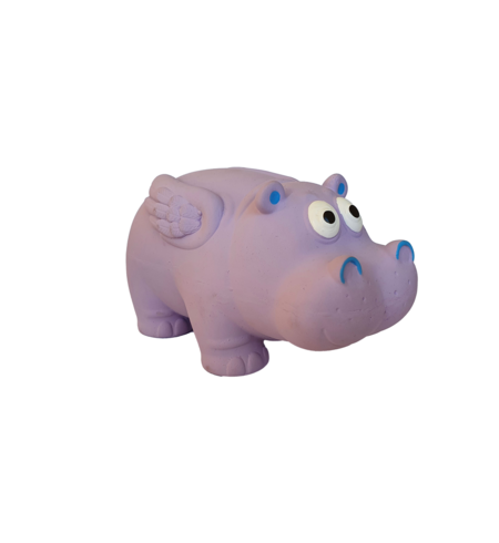 Latex Stuffed Grunter Flying Hippo 15cm