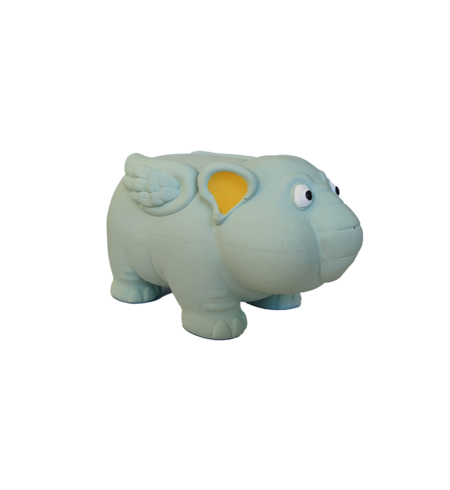 Latex Stuffed Grunter Flying Elephant 15cm