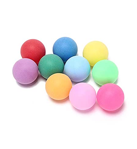 Coloured Ping Pong Ball