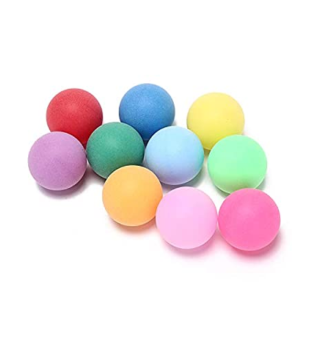 Coloured Ping Pong Ball