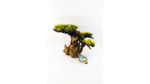Rock with Bonsai Tree 23cm-fish-The Pet Centre